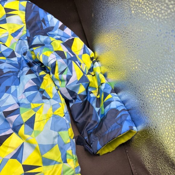 Nylon Blue Neon Green & Yellow Insulated Inside Size 4T Length 15 Inches - Picture 7 of 7